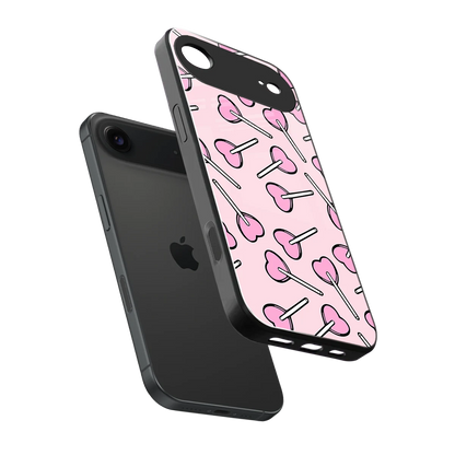 Lollipop Fusion sleek iphone air cover with tempered glass back and TPU edges