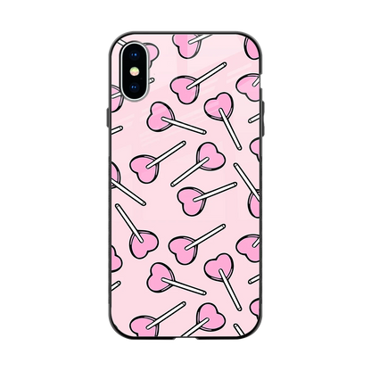 Lollipop Fusion back phone cover | glass case for iphone x