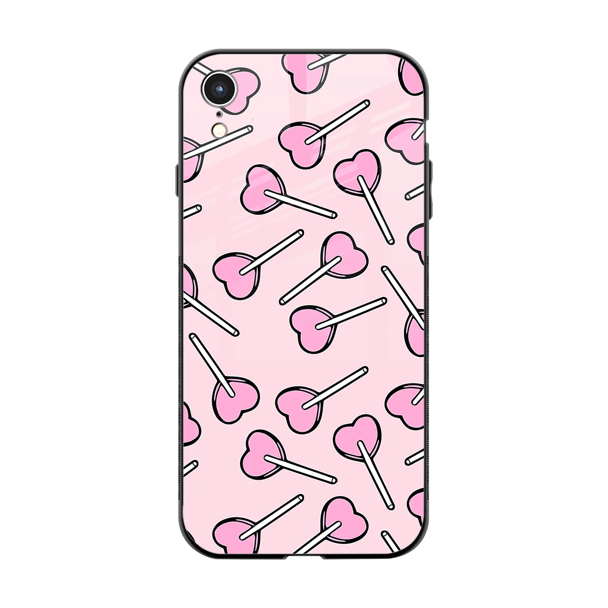 Lollipop Fusion back phone cover | glass case for iphone xr