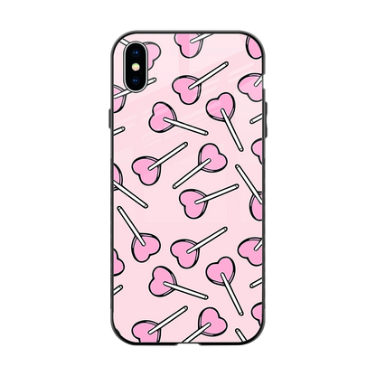 Lollipop Fusion back phone cover | glass case for iphone xs max