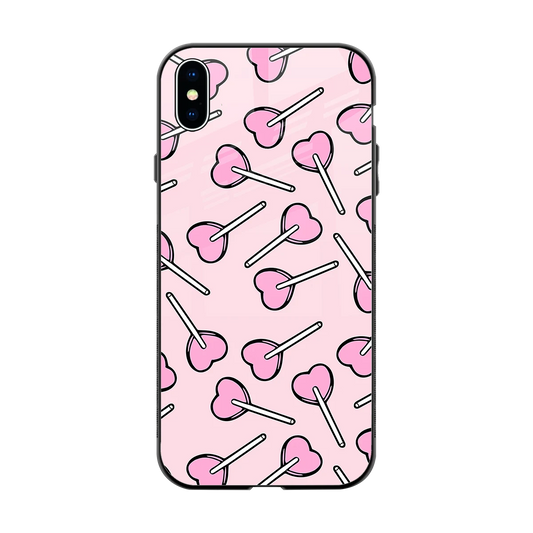 Lollipop Fusion back phone cover | glass case for iphone xs max
