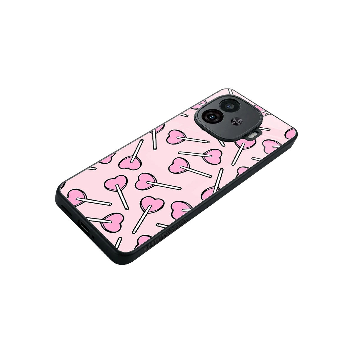 Lollipop Fusion stylish phone case for iqoo neo 10r 5g | glossy glass and slim fit
