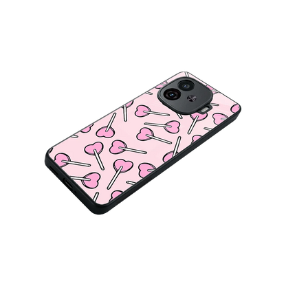 Lollipop Fusion stylish phone case for iqoo neo 10r 5g | glossy glass and slim fit