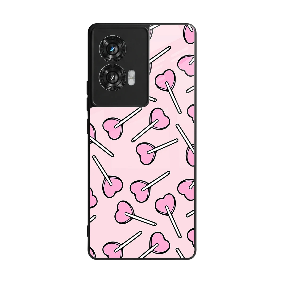 Lollipop Fusion back phone cover | glass case for motorola edge 50 fusion