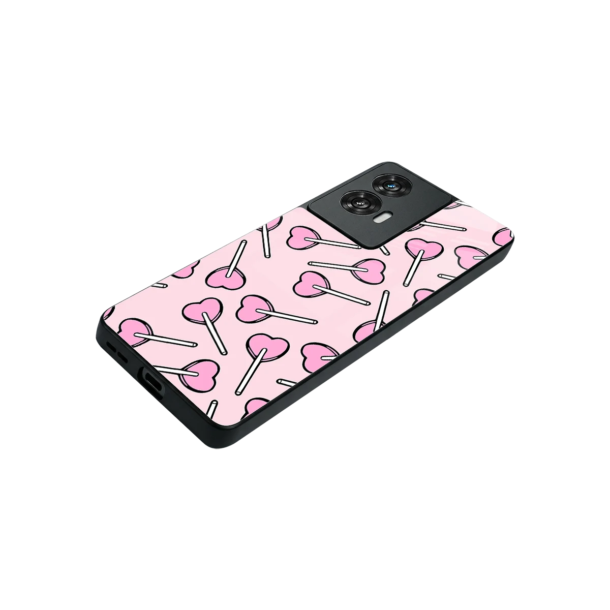 Lollipop Fusion stylish phone case for motorola edge 50 fusion | glossy glass and slim fit