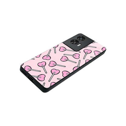 Lollipop Fusion stylish phone case for motorola edge 50 fusion | glossy glass and slim fit