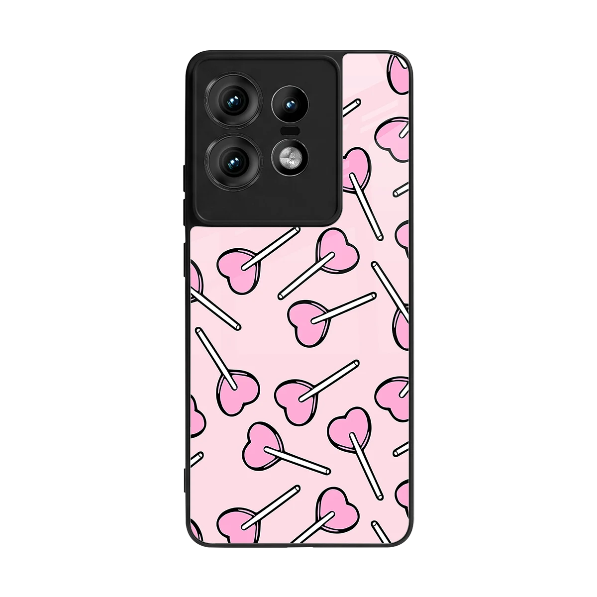 Lollipop Fusion back phone cover | glass case for motorola edge 50 pro