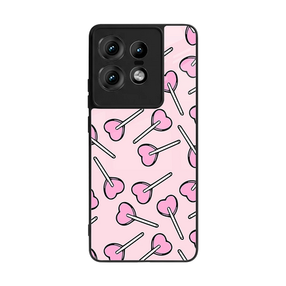 Lollipop Fusion back phone cover | glass case for motorola edge 50 pro