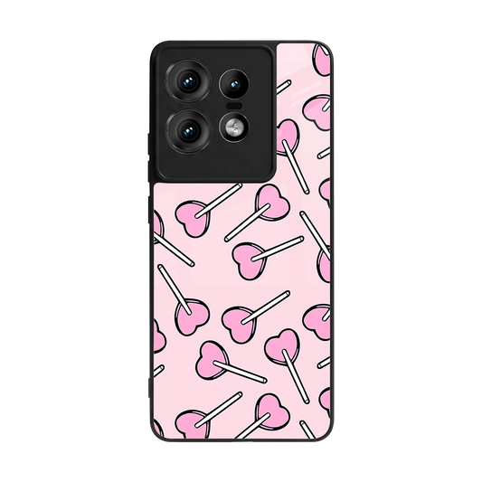 Lollipop Fusion back phone cover | glass case for motorola edge 50 pro