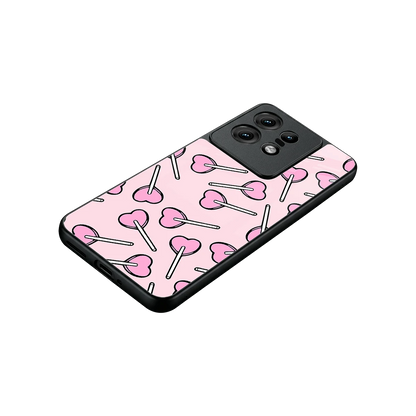 Lollipop Fusion stylish phone case for motorola edge 50 pro | glossy glass and slim fit