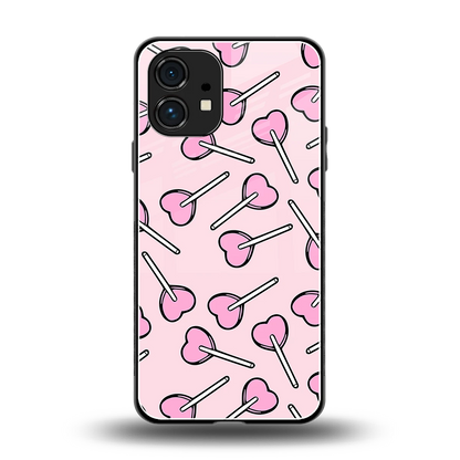 Lollipop Fusion back phone cover | glass case for nothing phone 1
