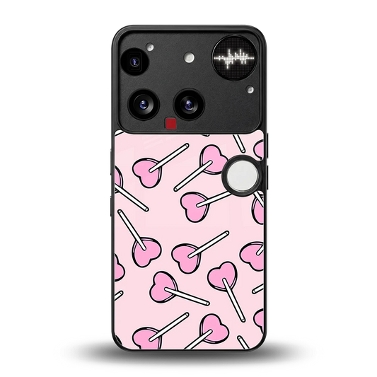 Lollipop Fusion back phone cover | glass case for nothing phone 3