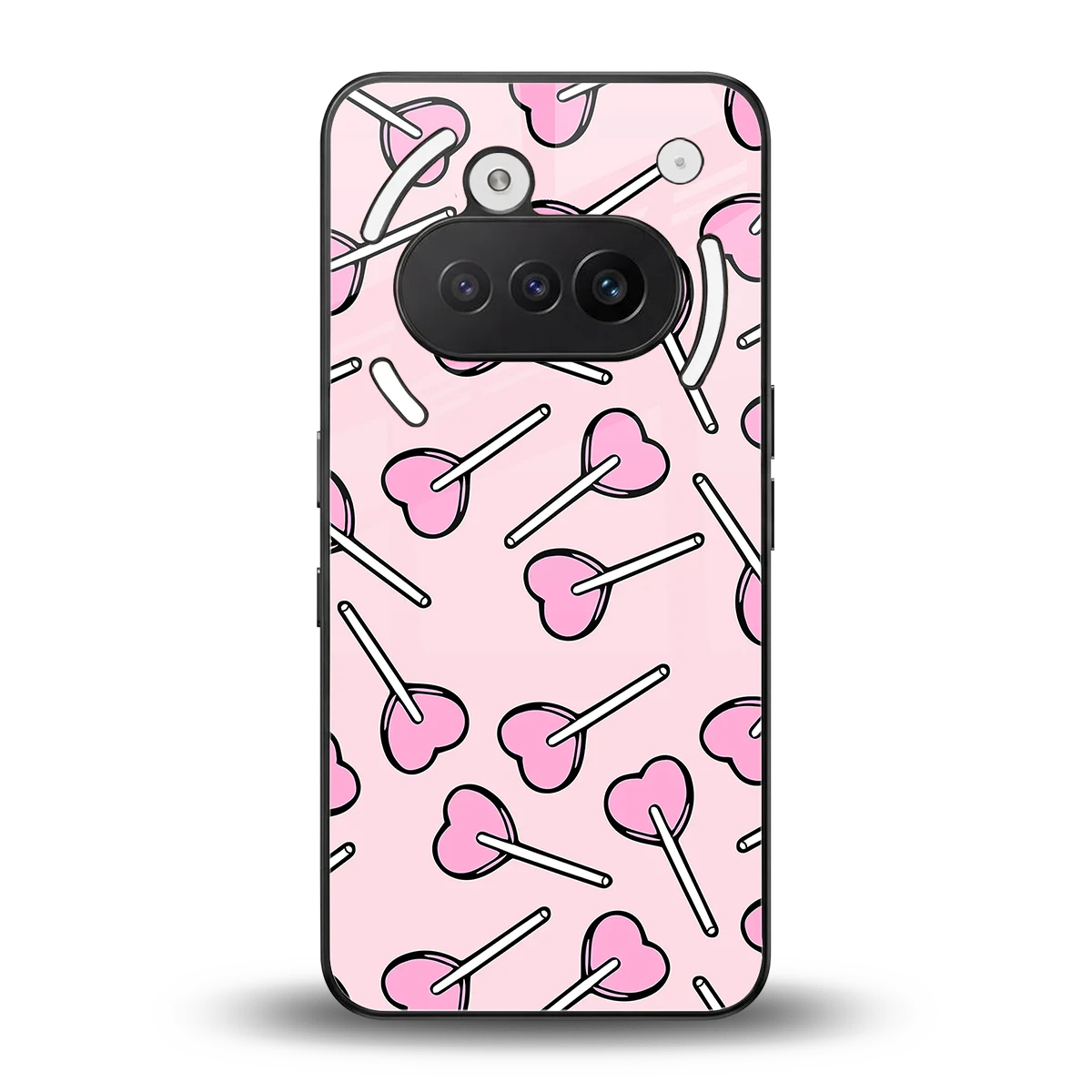 Lollipop Fusion back phone cover | glass case for nothing phone 3a