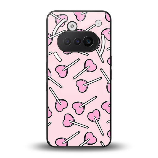Lollipop Fusion back phone cover | glass case for nothing phone 3a