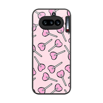 Lollipop Fusion back phone cover | glass case for nothing phone 4a