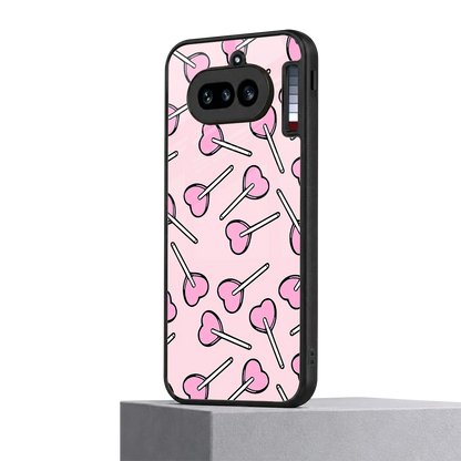 Lollipop Fusion nothing phone 4a mobile cover | shockproof glass phone case