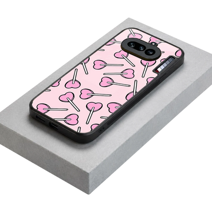 Lollipop Fusion stylish phone case for nothing phone 4a | glossy glass and slim fit
