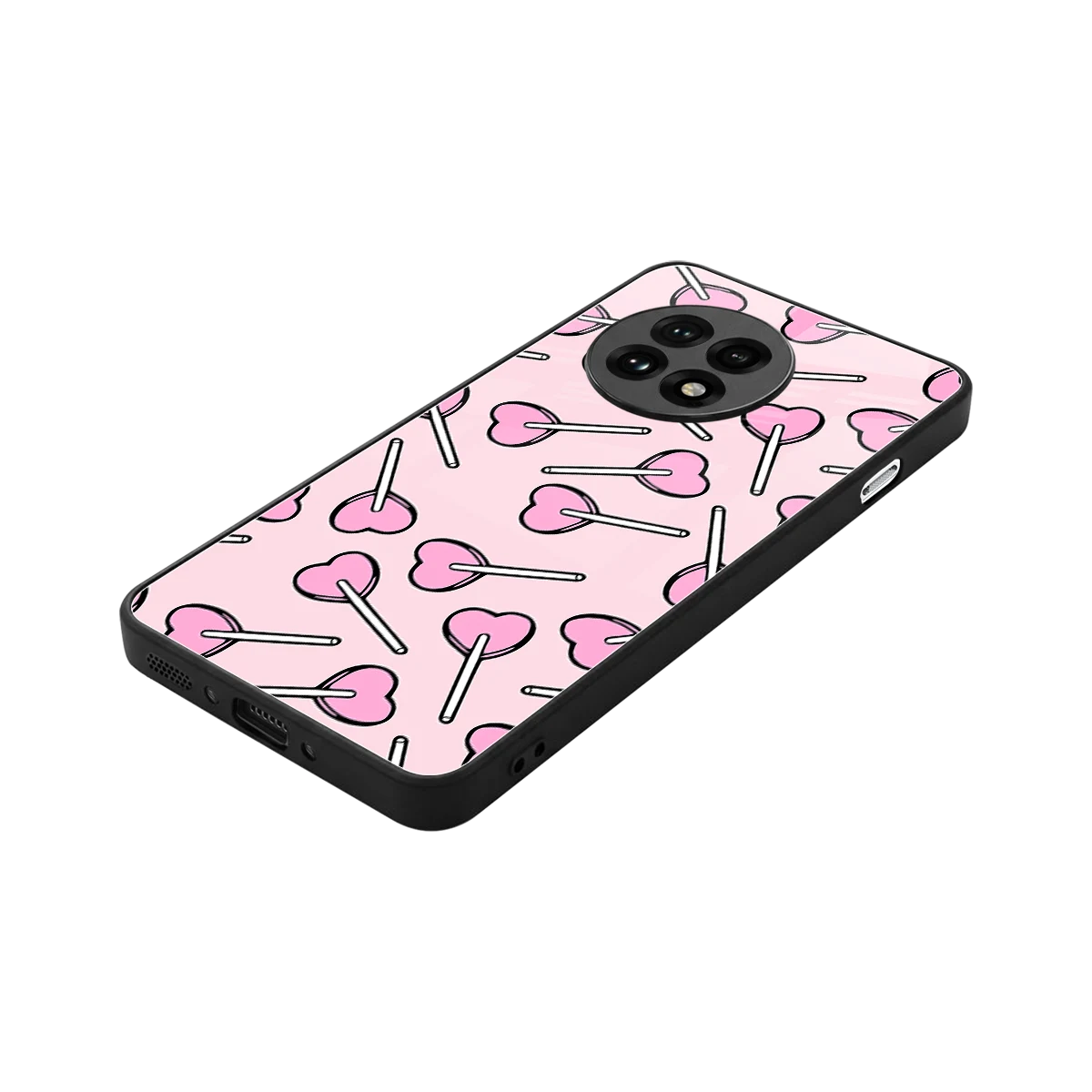 Lollipop Fusion stylish phone case for oneplus 13r | glossy glass and slim fit