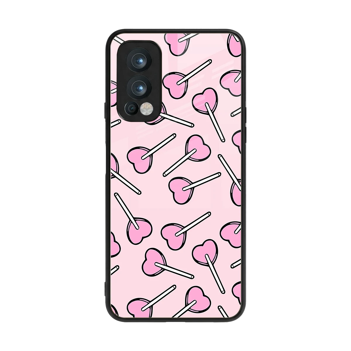 Lollipop Fusion back phone cover | glass case for oneplus nord 2