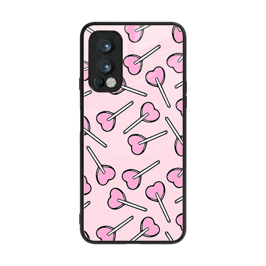 Lollipop Fusion back phone cover | glass case for oneplus nord 2