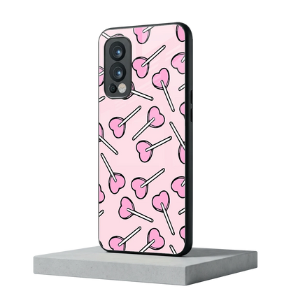 Lollipop Fusion oneplus nord 2 mobile cover | shockproof glass phone case
