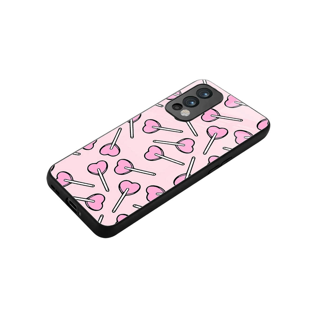 Lollipop Fusion stylish phone case for oneplus nord 2 | glossy glass and slim fit