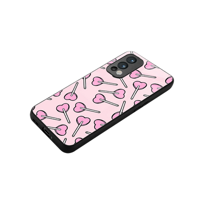 Lollipop Fusion stylish phone case for oneplus nord 2 | glossy glass and slim fit