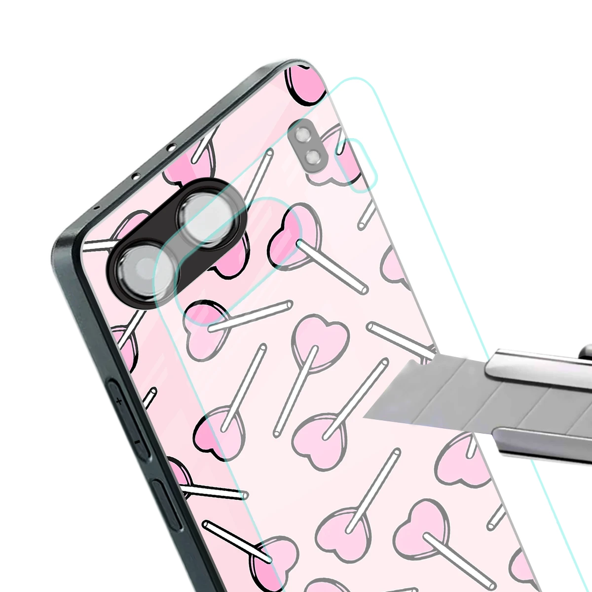 Lollipop Fusion stylish phone case for oneplus nord 4 | glossy glass and slim fit