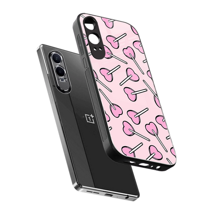 Lollipop Fusion sleek oneplus nord ce 4 lite cover with tempered glass back and TPU edges