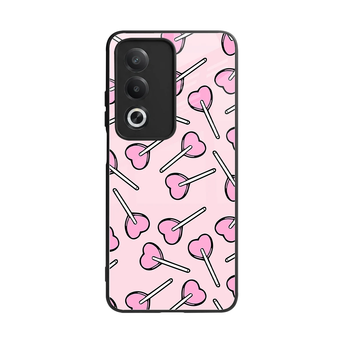 Lollipop Fusion back phone cover | glass case for oppo a3 pro