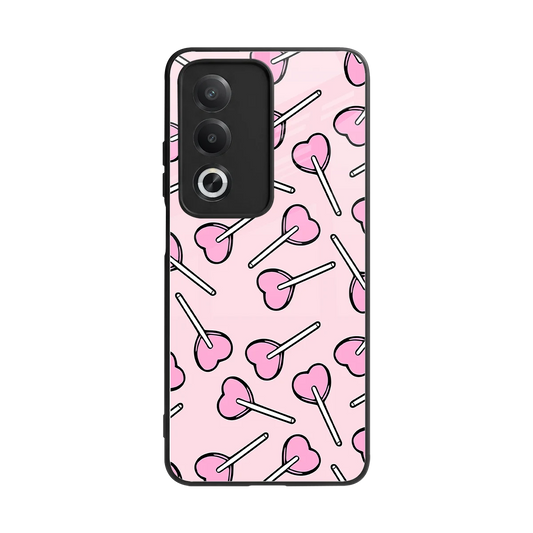 Lollipop Fusion back phone cover | glass case for oppo a3 pro