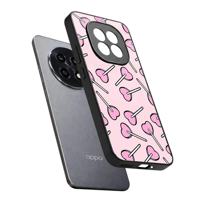 Lollipop Fusion sleek oppo f29 pro 5g cover with tempered glass back and TPU edges