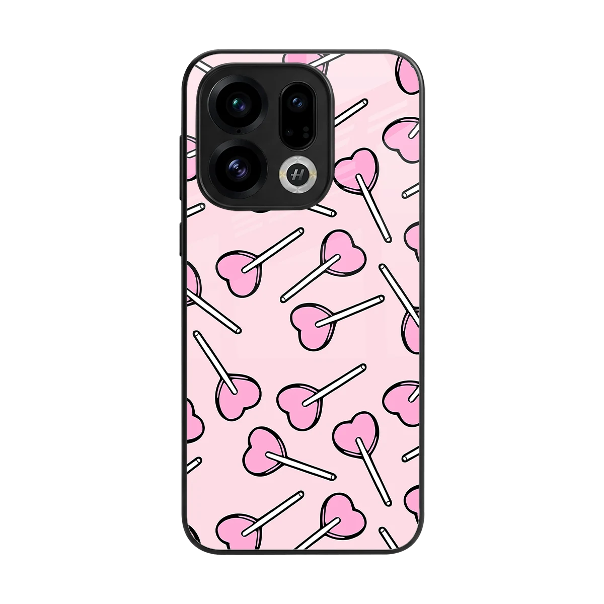 Lollipop Fusion back phone cover | glass case for oppo find x9