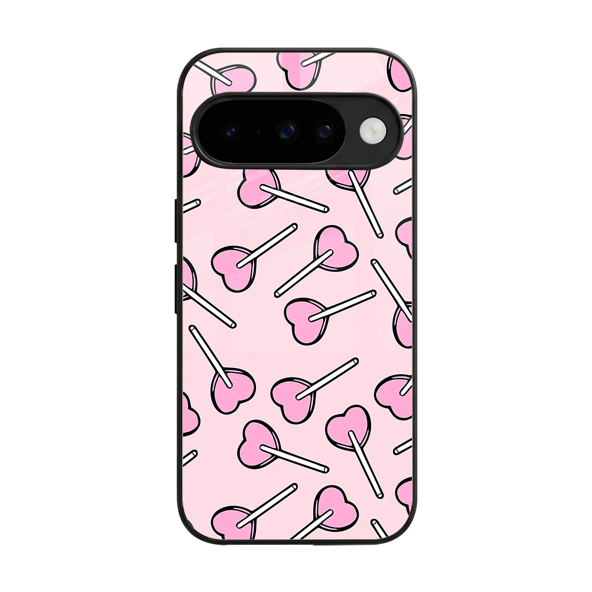 Lollipop Fusion back phone cover | glass case for google pixel 10