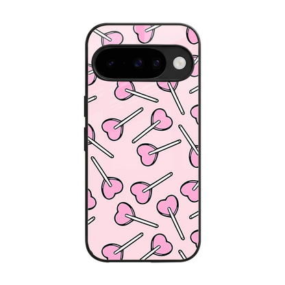 Lollipop Fusion back phone cover | glass case for google pixel 10