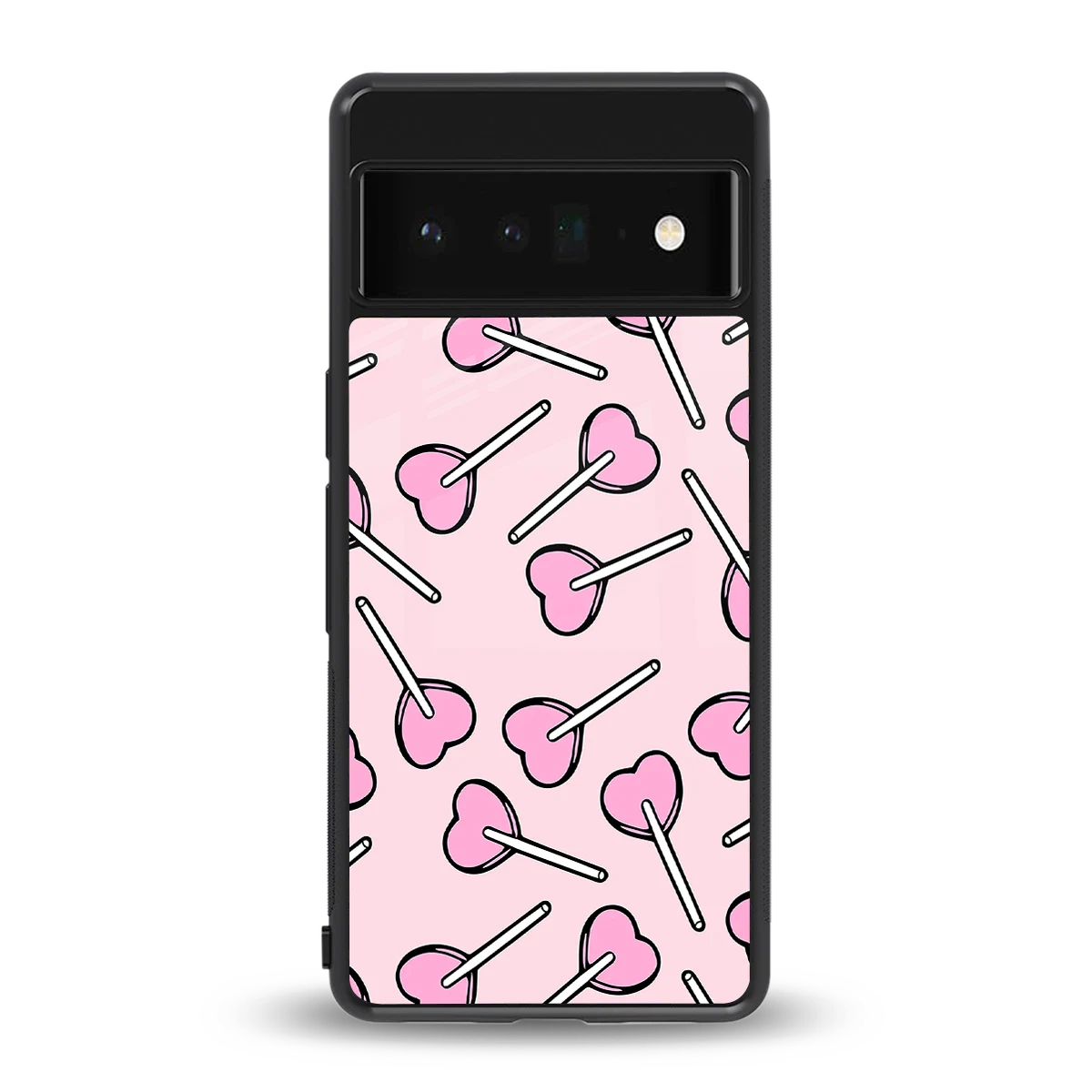 Lollipop Fusion back phone cover | glass case for google pixel 6 pro