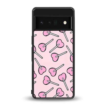 Lollipop Fusion back phone cover | glass case for google pixel 6 pro
