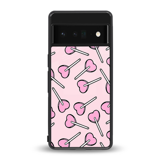 Lollipop Fusion back phone cover | glass case for google pixel 6 pro