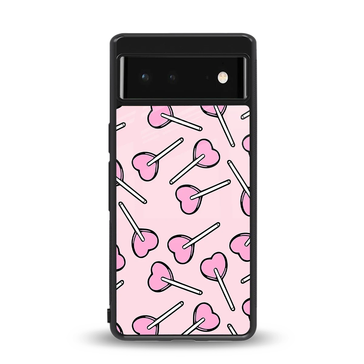 Lollipop Fusion back phone cover | glass case for google pixel 6a
