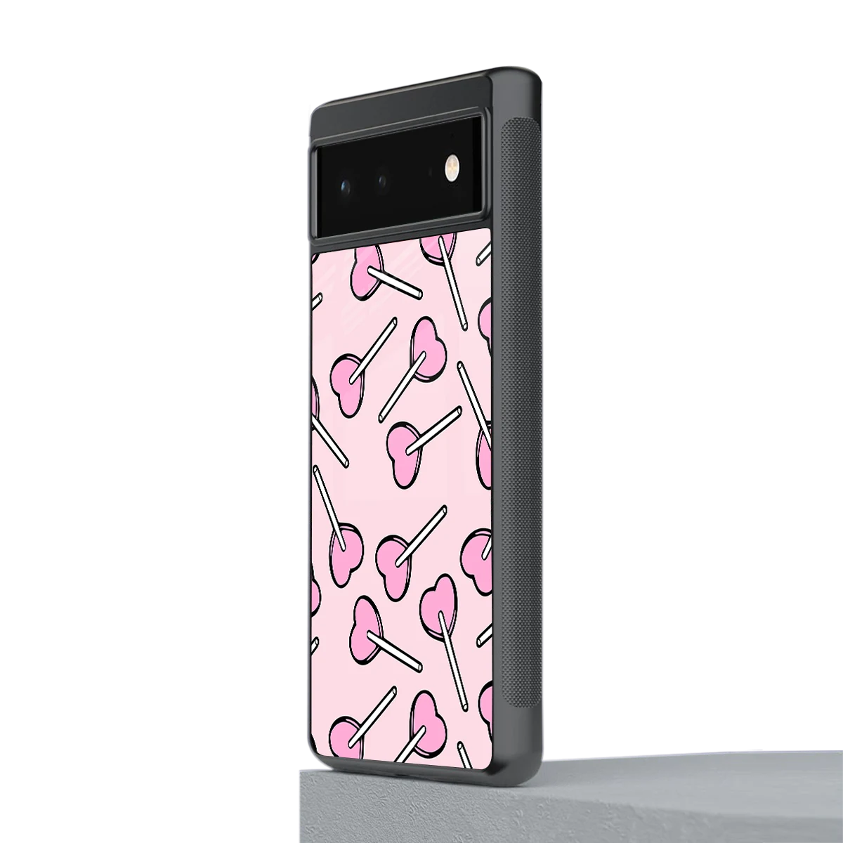 Lollipop Fusion stylish phone case for google pixel 6 | glossy glass and slim fit