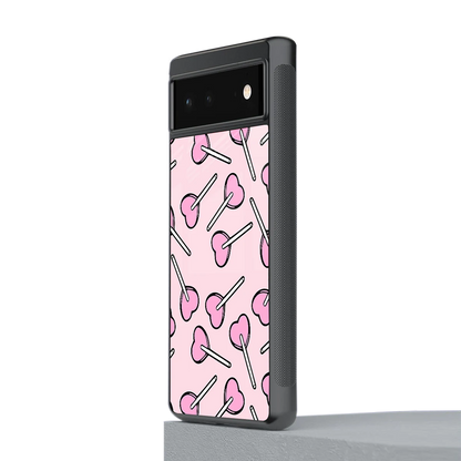 Lollipop Fusion stylish phone case for google pixel 6 | glossy glass and slim fit