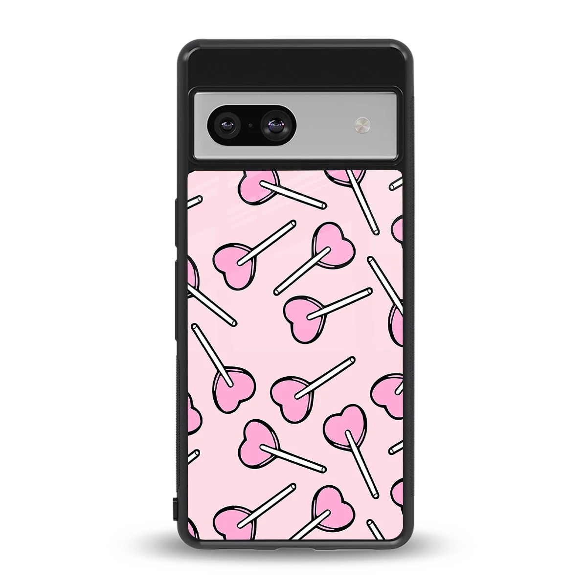 Lollipop Fusion back phone cover | glass case for google pixel 7