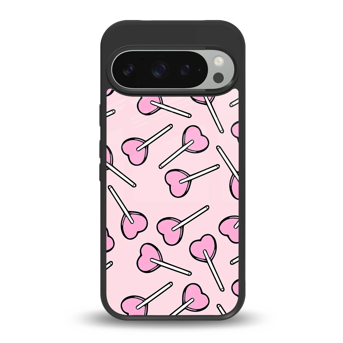 Lollipop Fusion back phone cover | glass case for google pixel 9 pro xl