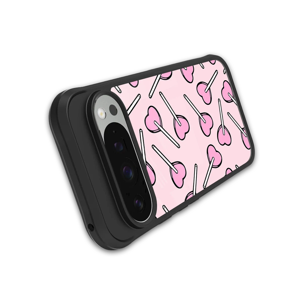 Lollipop Fusion stylish phone case for google pixel 9 pro xl | glossy glass and slim fit