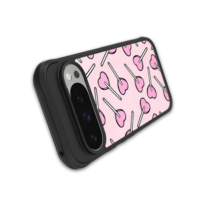 Lollipop Fusion stylish phone case for google pixel 9 pro xl | glossy glass and slim fit
