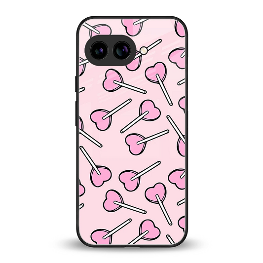 Lollipop Fusion back phone cover | glass case for google pixel 9a