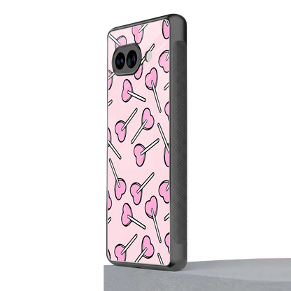 Lollipop Fusion google pixel 9a mobile cover | shockproof glass phone case