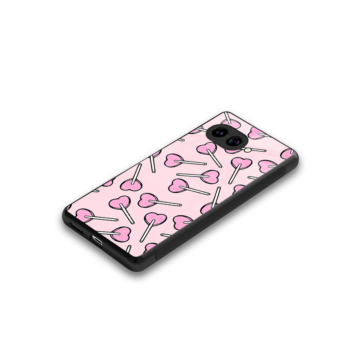 Lollipop Fusion stylish phone case for google pixel 9a | glossy glass and slim fit