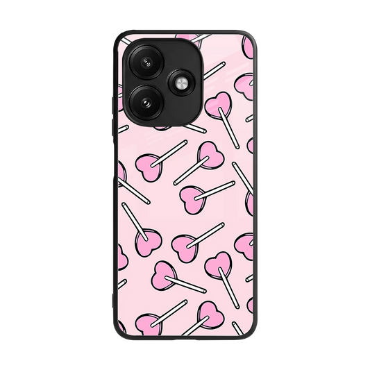 Lollipop Fusion back phone cover | glass case for redmi 12 5g