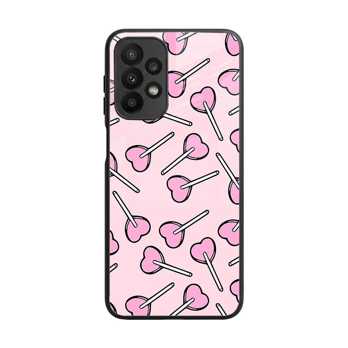 Lollipop Fusion back phone cover | glass case for samsung galaxy a23